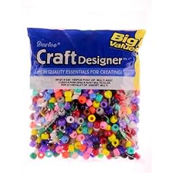 Pony Beads, Multi Op, 9mm, 1000pc Pkg