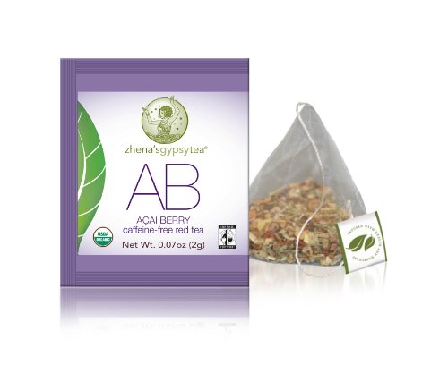 Zhena's Gypsy Tea Acai Berry Red Tea, Caffeine Free, 0.07-Ounce