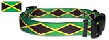 Pet Supplies : Large National Flag of Jamaica Dog Collar
