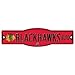 WinCraft NHL Chicago Blackhawks Sign, 4.5 x 17-Inch