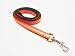 Medium Reflective Orange Dog Leash - Nylon Webbing: 3/4" wide, 6ft length.,-1
