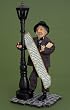 26" Jacqueline Kent's Christmas Carolers Wine Guy "Roger" Figure