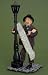26" Jacqueline Kent's Christmas Carolers Wine Guy "Roger" Figure