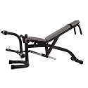 Best Fitness Flat, Incline and Decline Bench with Leg Developer