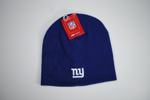 New York Giants Blue Knit Beanie Cap Winter Hat