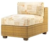 Whitecraft Montecito S511011 - Outdoor Wicker Cushion Armless Sectional Chair