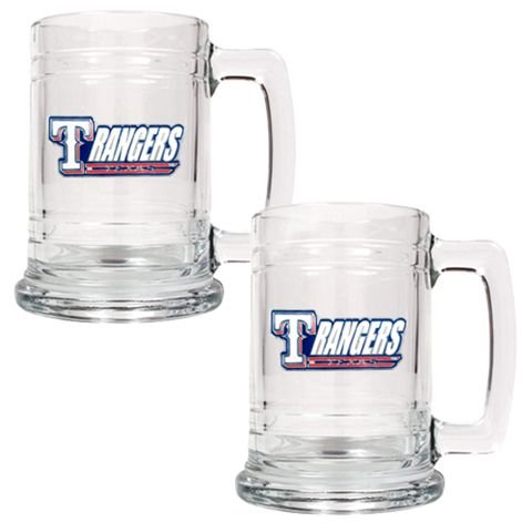 Texas Rangers Set of 2 Beer Mugs