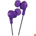 JVC HAFX5V Gumy Plus Inner Ear Headphones (Violet)