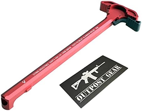 Strike Red Line 308 Charging H*ndle (Extended Latch) w/ Outpost Gear Sticker