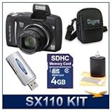 Canon Powershot SX110 IS 9MP Digital Camera (Black) Best Selling Super-Savi ....