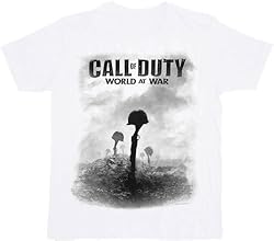 Call of Duty World at War Alone White T-shirt Tee