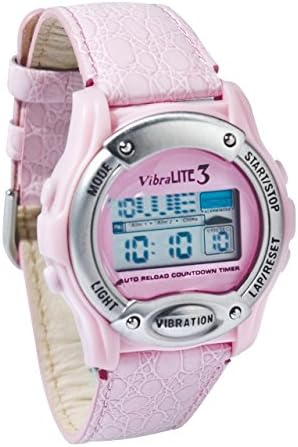 VibraLITE 3 Vibration Watch Pink Crocodile Band