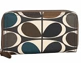 Orla Kiely Oval Stem Big Zip Wallet - Jade