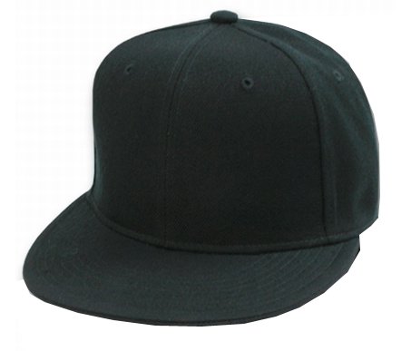 Blank Flat Bill Baseball Hat (More Colors Available)