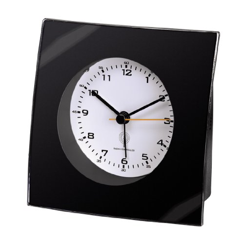 Hama 00104922 Funkwecker \"Elegance\", Schwarz Preisvergleich