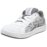 Reebok Little Kid/Big Kid Muskita Street Skateboarding Sneaker,White/Medium Grey/Light Grey/Steel - Guitar,2 M US Little Kid