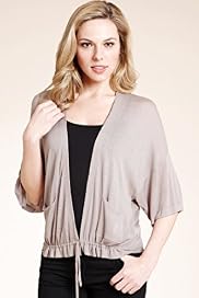 Autograph Ladder Stitch Drawstring Hem Cardigan