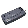Tripp Lite INTERNETOFFICE300 300VA 150W UPS Desktop Battery Back Up Compact 120V RJ45, 6 Outlets