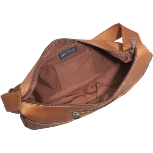 Le Donne Leather Quick Slip Shoulder Bag (Black)