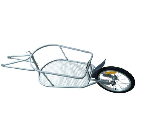 Single Wheel Bike Cargo Trailer - Red