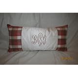 Monogrammed Pillow with custom monogram
