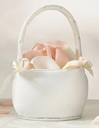 Flower Girl Basket Color: Ivory