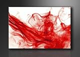 Produkt-Bild: Bild auf Leinwand Red Smoke 120 x 80 cm Modell-Nr. XXL 5120 Bilder fertig gerahmt&nbsp;mit Keilrahmen riesig. Ausf&uuml;hrung Kunstdruck als Wandbild mit Rahmen. G&uuml;nstiger als &Ouml;lbild Gem&auml;lde Poster Plakat mit Bilderrahmen