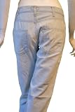 CURRENT/ELLIOTT Boyfriend 1957 Striped Jeans in Washed Out Hic