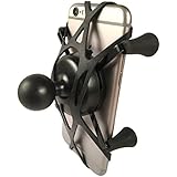 Texel WebGrip with RAM Mount X-Grip Phone Cradle B-Ball 1 inch (Black) TXL-RAM-HOL-UN7B