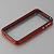 i-Bumper iPhone 4S用ハイブリッド・バンパーケース（ブラック+レッド）(Softシリコン+Hardプラスチック) ＋オリジナルMiniタッチペン（ブラック）
