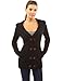 PattyBoutik Women's Hoodie Double Breasted Knit Sweater Coat