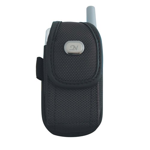 Samsung Rugby A837 Premium Quality Cell Phone Pouch Case - Includes TWO Bonus Charm Holders - Image Accessories Brand