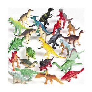 Mini vinyl DINOSAURS - 36 pc - Great party favors stocking stuffers cake decorations and more Mini vinyl DINOSAURS - 36 pc - Great party favors stocking stuffers cake decorations and more