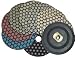Tools & Hardware : 4" Monster Dry Diamond Polishing Pads Set of 8 pcs at $12.95/pc with Free Back Holder