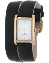 kate spade new york Womens 1YRU0247 Black Cooper Wrap Strap Camel Edge Stain Watch