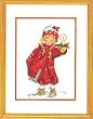 Eva Rosenstand Girl with Candle Christmas Counted Cross Stitch Kit