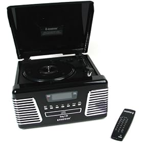 Steepletone USB Roxy 2CD Black (inc remote) - MP3 playback