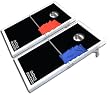 Go Pong CornHole PRO Regulation Size Bean Bag Toss Game Set (Black)