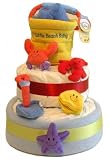 Activity Baby Cakes - Beach Fun Diaper Cake Baby Shower Centerpiece Gift Basket