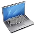 Rasfox Keyboard skin for Apple MacBook Pro and PowerBook Laptops 15" and 17" models - Color Clear