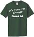 It's Time For Change - OBAMA 08 - Cotton T-Shirt (32 Colors)