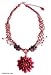 Garnet choker, 'Red Mum'