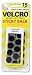 Velcro 90069 Sticky-back hook & loop fastener dots in strips, 5/8 dia., black, 15 sets/pack, Carton of 72 packs