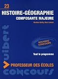 Histoire-G�ographie Composante majeure Concours Professeur des �coles