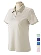 Devon & Jones - Blue Ladies' Northport Stripe Jersey Polo (D350W)