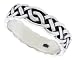 Gent's 1/4 (6 mm) Sterling Silver Celtic Knot Band