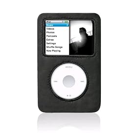 Griffin Elan Form Hard-Shell Leather Case for iPod Classic (Black) by Griffin Technology