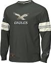 Philadelphia Eagles Gridiron Classics Throwback Logo Long Sleeve Jersey Crew