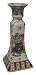 Asian candlesticks, Ming Vase design - hand painted porcelain (pair)