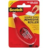 Scotch Double Sided Adhesive Roller, .27 Inches x 26 Feet (6061)